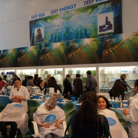 The Repêchage IBS New York booth was alive with the sounds of sales and mini-treatments.