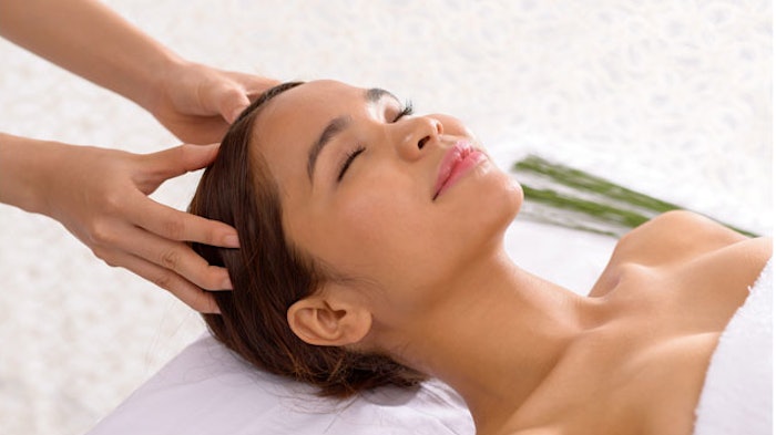 Scalp treatment for spas