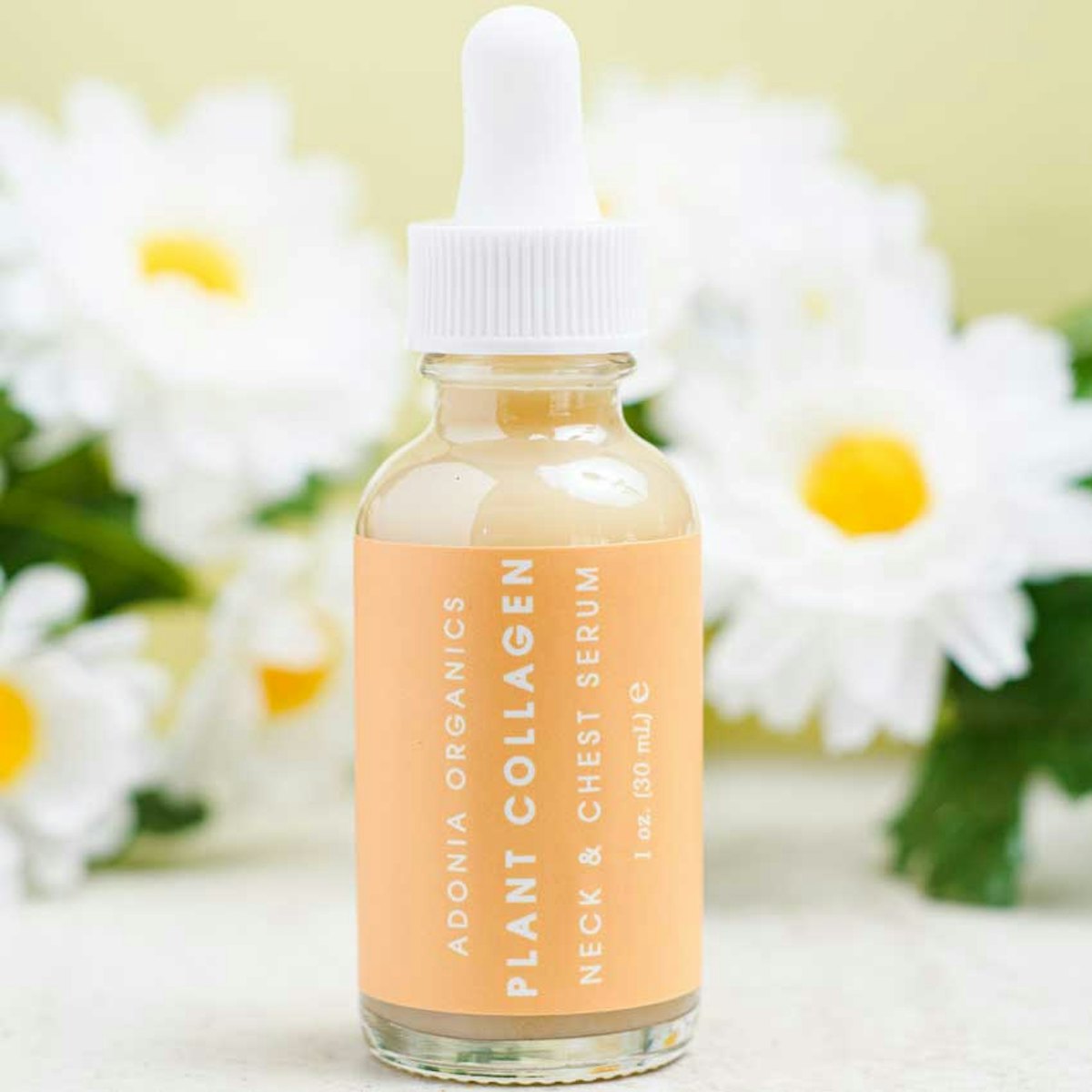 Adonia Organics' Plant Collagen Neck and Chest Serum From Greek Island