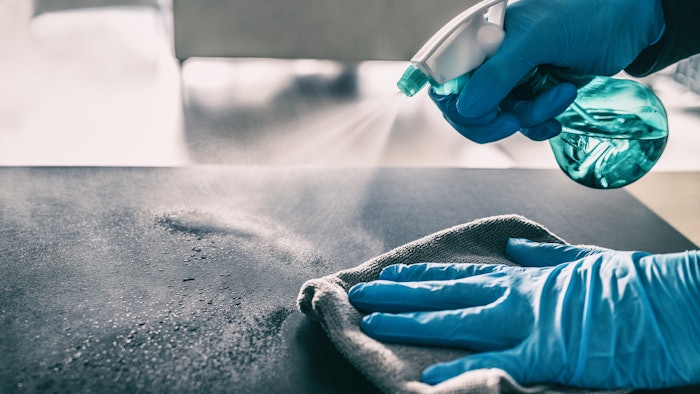 cleaning surface