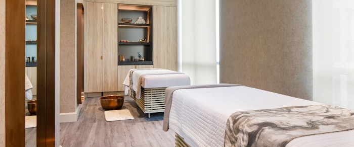 Rose Spa, in The Joseph, couple's treatment room