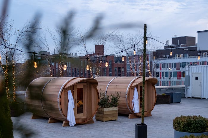 The Winter Spa at The William Vale in Brooklyn, NY.