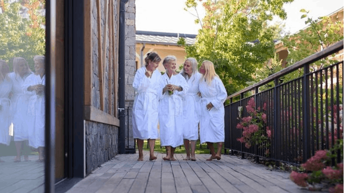women enjoying holistic wellness at Woodhouse Spa