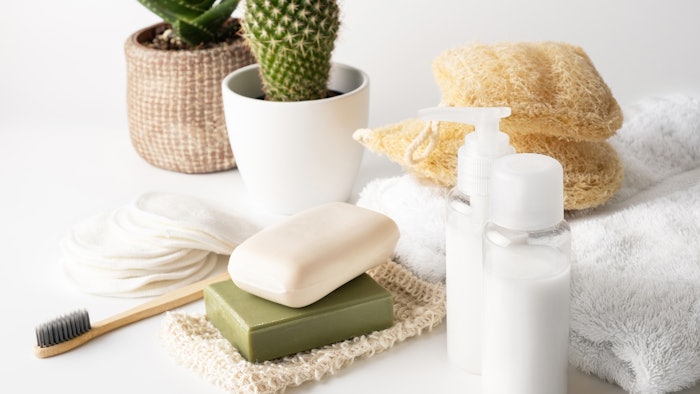 sustainability concept green spa products