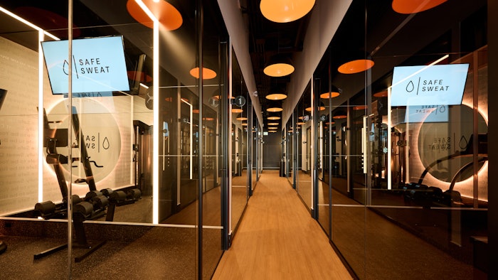 Safe Sweat's FITsuites offer members a private gym experience.