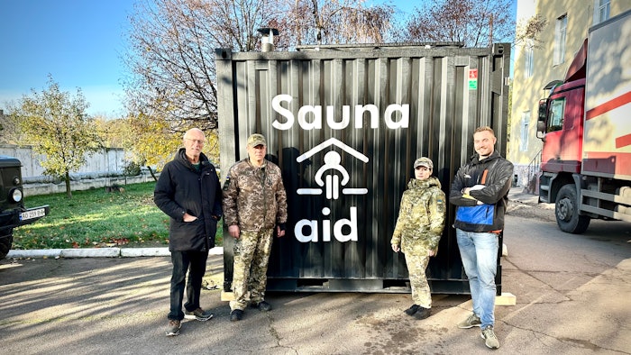 Sauna Charity Brings Aid and Healing to Ukraine