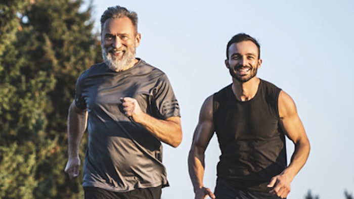 Men can lose as much as 3% to 5% of their muscle mass (sarcopenia) per decade after age 30.
