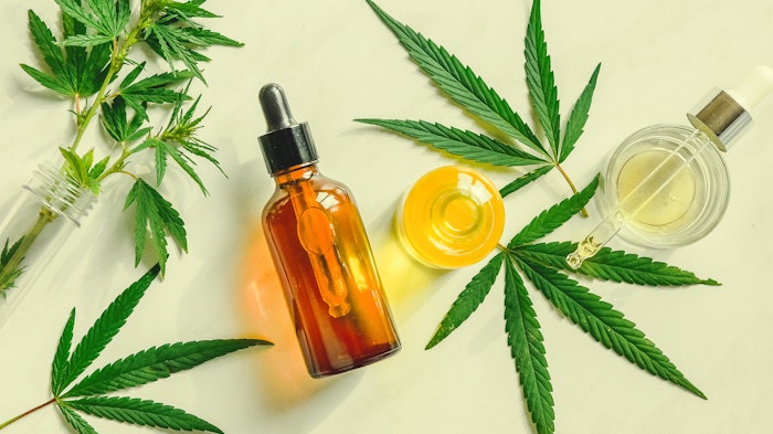 CBD oil in dropper