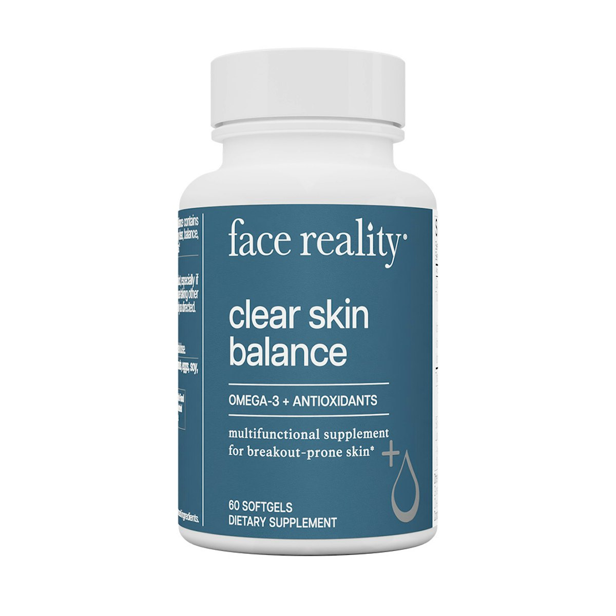 Face Reality Skincare Clear Skin Balance Supplement Brightens Skin